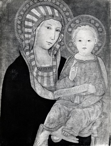 Anonimo — Vanni Andrea - sec. XIV/ XV - Madonna con Bambino — insieme